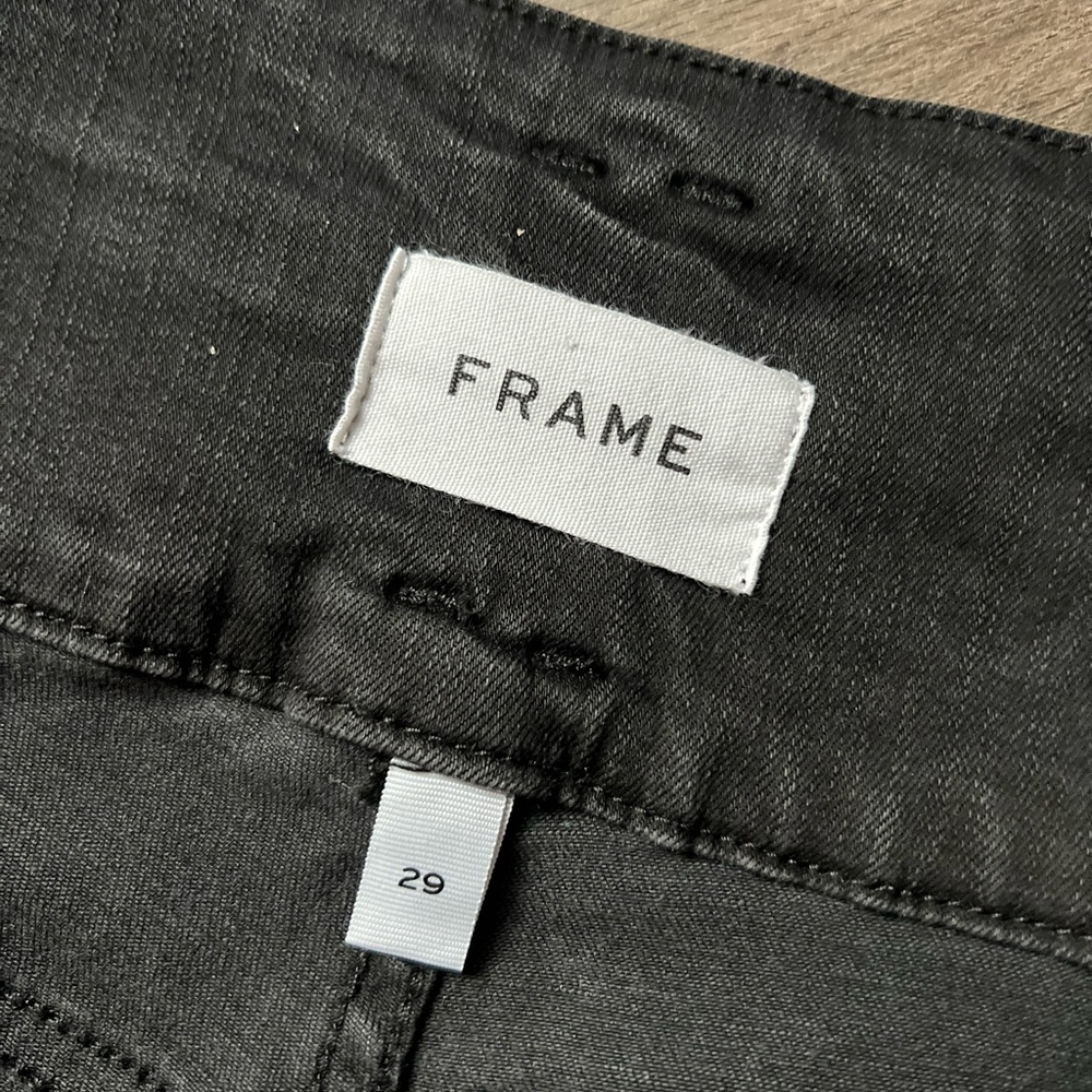 FRAME DENIM Le Catroux Center Seam High Waist Flare Jeans in Kerry - Picture 8 of 14